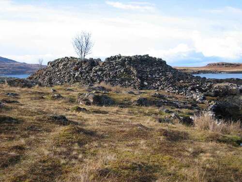 Dun nan Gall broch isle of mull