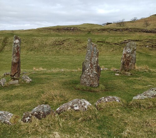 glengorm standing stones isle of mull