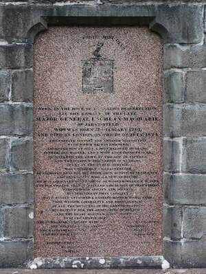 macquarie mausoleum stone