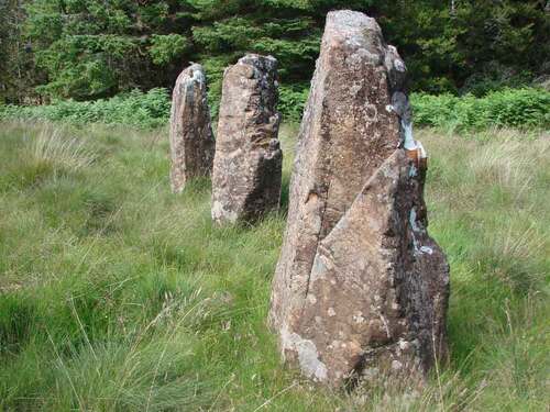 maol mor 3 standing stones dervaig isle of mull